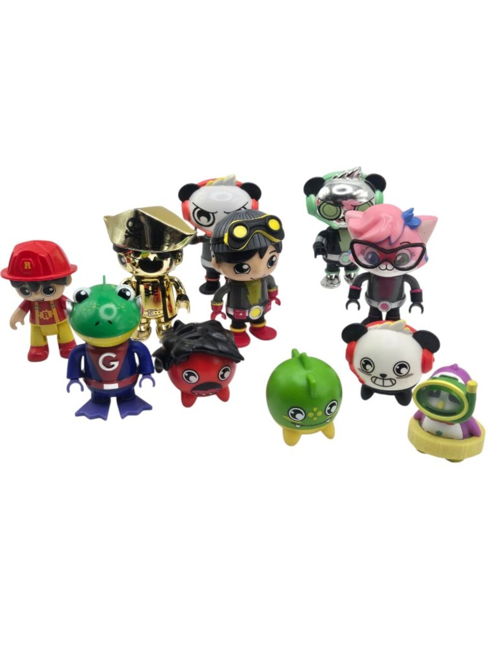 Ryans World Action Figures Toys Lot Of 11 Collectible Toys Mixed Characters